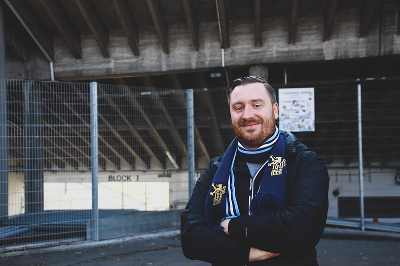 Fan-Fotograf Claude Rapp.