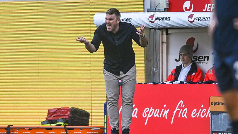 Paderborns Trainer Lukas Kwasniok wollte mehr als einen Punkt.