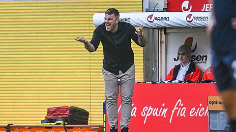 Paderborns Trainer Lukas Kwasniok wollte mehr als einen Punkt.