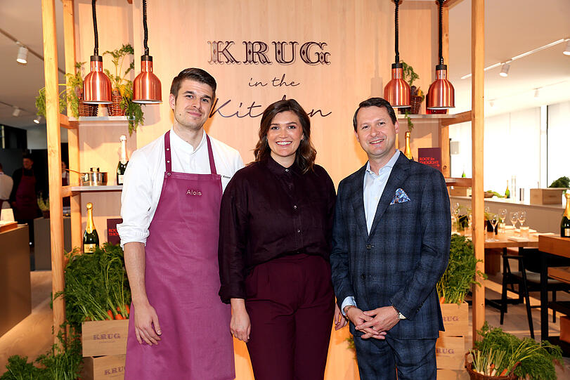 Alexander Kruse, Rosina Ostler und Julien Morlat