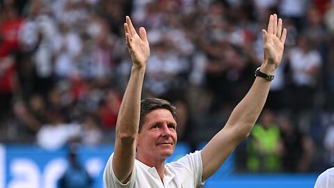 Frankfurts Cheftrainer Oliver Glasner wird die Eintracht nach dieser Saison verlassen.
