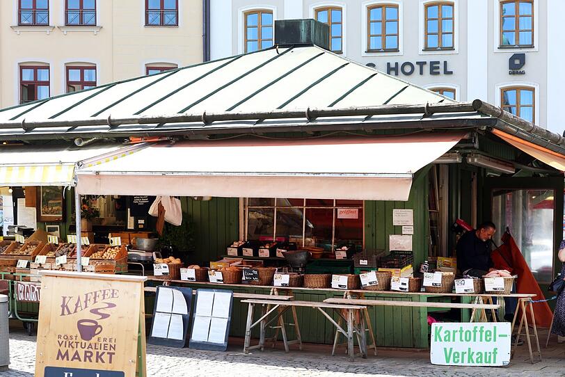 Auf dem Viktualienmarkt ist kulinarisch viel geboten.