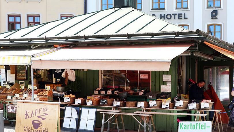 Auf dem Viktualienmarkt ist kulinarisch viel geboten.