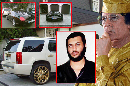 Starb angeblich bei einem Bombenangriff: Saif al-Arab Gaddafi.In München führte der Diktator-Sohn ein ausschweifendes Leben