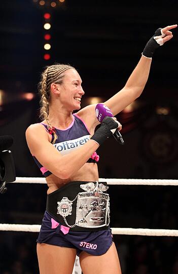 Christine Theiss im Ring.