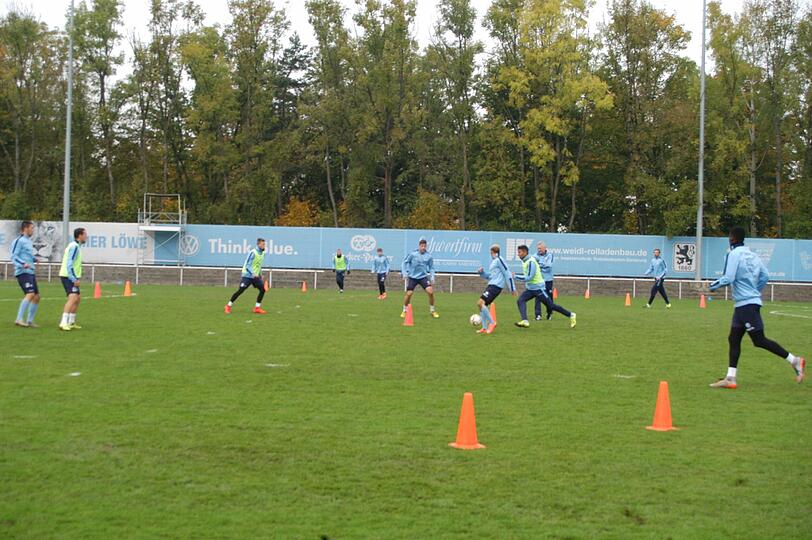Das erste Training mit dem neuen Co-Trainer Sven Kmetsch.