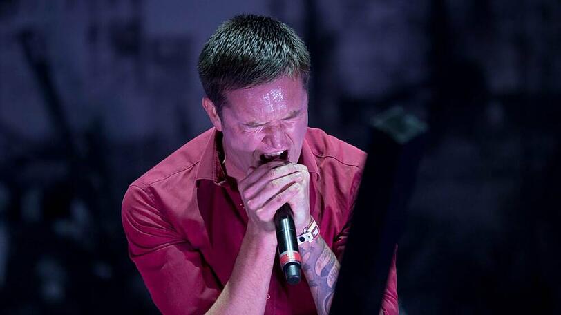 Heaven Shall Burn auf dem Highfield-Festival.