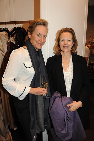 Baronin Leslie von Wangenheim und Theresa, die Tochter von Manni zu Sayn-Wittgenstein