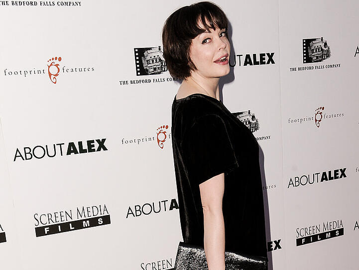 Schwarzer Samt: Rose McGowan auf einer Premiere in Los Angeles