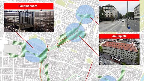 So soll die Münchner Innenstadt aussehen.
