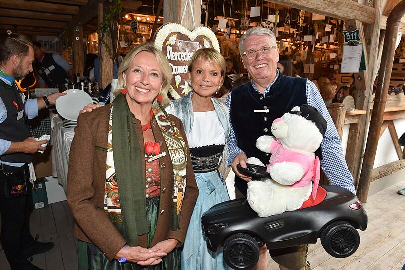 Marianne Wille, Uschi Glas und Gastgeber Ulrich Kowalewski
