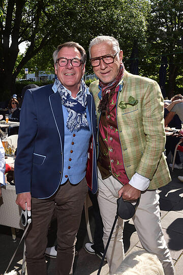 Patrick Lindner mit Mann Peter Schäfer