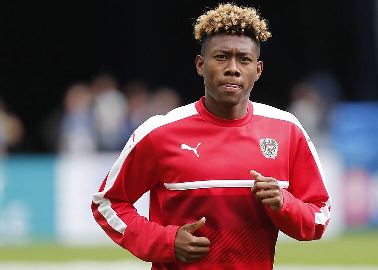 Der Österreicher David Alaba spielt wie Coman beim FC Bayern. Offenbar gehen die beiden auch zum gleichen Friseur.
