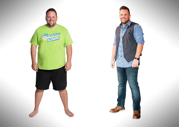 Alexandras Schwager David wurde Zweiter. Er hat 57,2 Kilo abgenommen.
