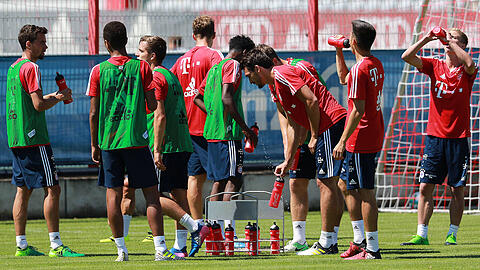 Insgesamt 18 Profis stehen Bayern-Trainer Carlo Ancelotti für die Asien-Reise zur Verfügung.