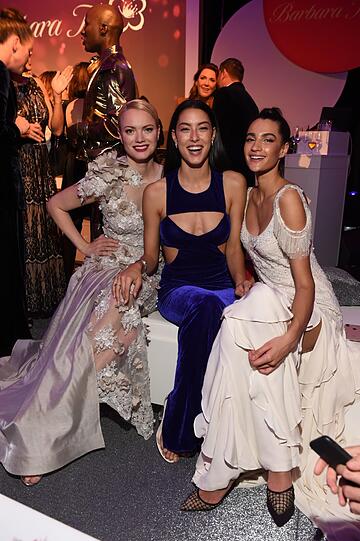 Franziska Knuppe, Rebecca Mir und Talia Graf (Nichte von Steffi Graf)