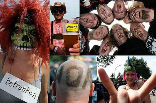Heute beginnt das weltgrößte Heavy Metal-Open Air. Schon die ganze Woche stand das Dorf Kopf: Wacken rockt!