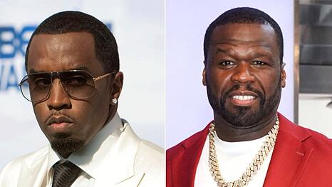 Sean "Diddy" Combs (l.) und 50 Cent sind keine Freunde.