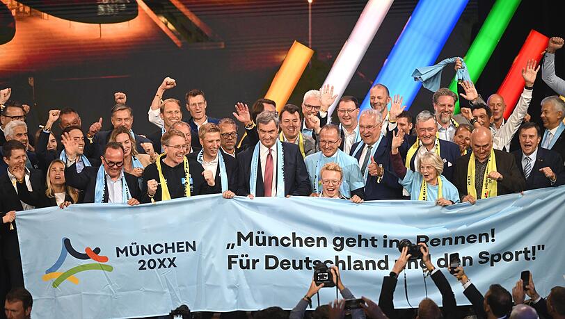 München will sich für Olympia bewerben. München will sich für Olympia bewerben.