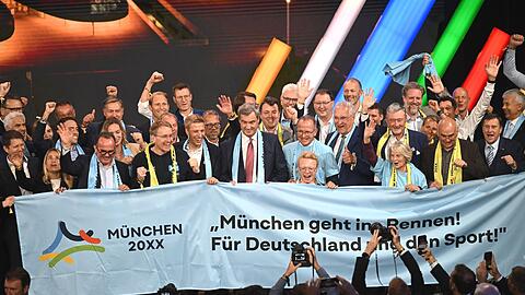 München will sich für Olympia bewerben. München will sich für Olympia bewerben.