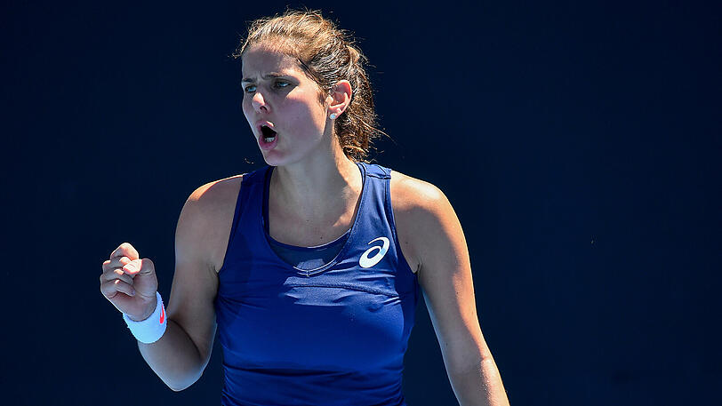 Nach überstandener Verletzung wieder auf dem aufsteigenden Ast: Julia Görges.