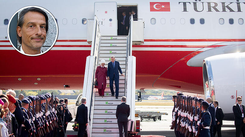 Recep Tayyip Erdogan und seine Frau Emine werden in Berlin-Tegel empfangen. Clemens Hagen kommentiert.
