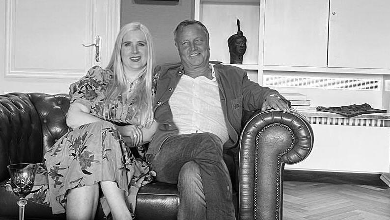 Josefa Prinzessin von Hohenzollern-Emden und ihr am 23. Juni verstorbener Mann Harald Prinz von Hohenzollern-Emden, den sie am 5. September 2024 geheiratet hat.