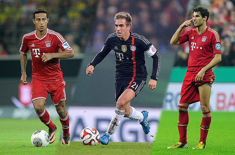 Mit Thiago, Lahm und Martínez werden voraussichtlich bald die letzten Verletzten des FC Bayern zurückkehren.
