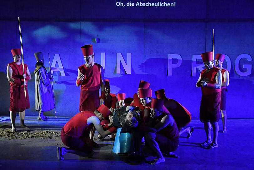 Verdis "Aida" im Ägyptischen Museum, inszeniert von Andreas Wiedermann.