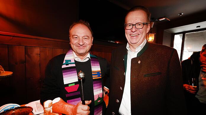 Pfarrer Rainer Schießler (links) und Augustiner-Chef Martin Leibhard. Die kennen sich schon lange. Sie sind zusammen aufs Wittelsbacher Gymnasium gegangen.