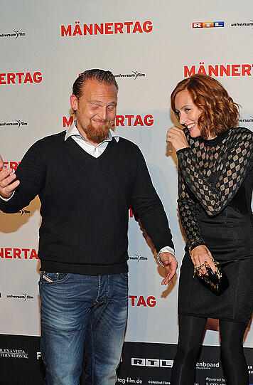Axel Stein und Lavinia Wilson.