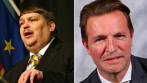 Bernd Posselt und Armin Gastl von der Münchner CSU.