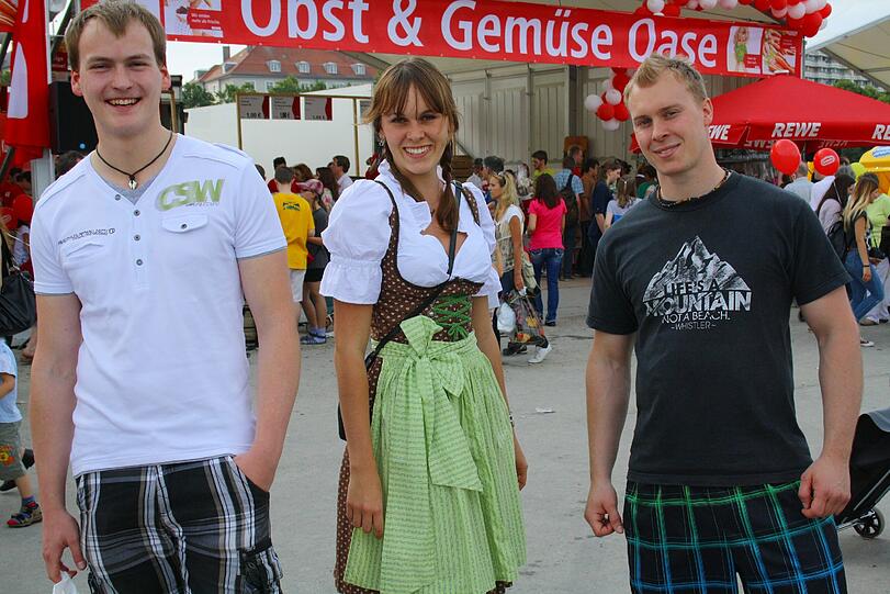 Die Drei von der Gemüseoase.