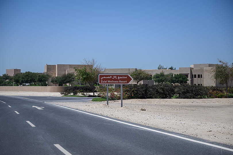 Rund eine Stunde Fahrzeit von Doha entfernt: Das Zulal Wellness Resort in Al Ruwais.