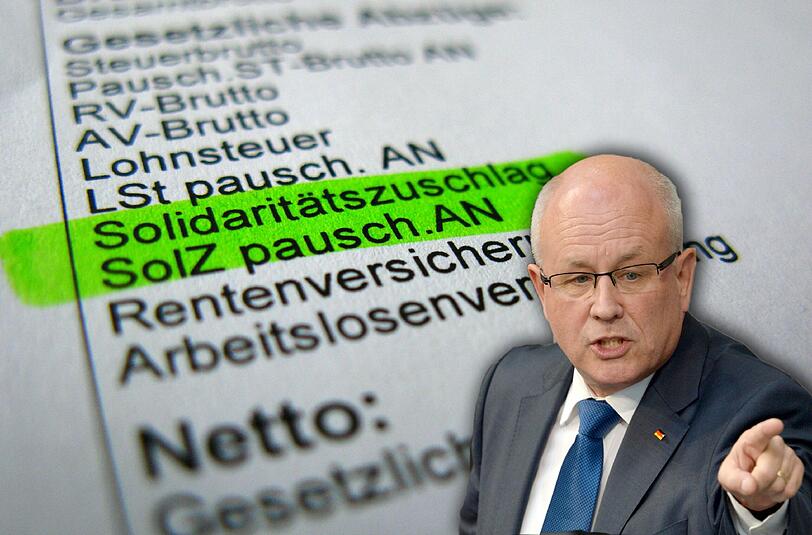 Volker Kauder hält eine Eingliederung des Solidaritätszuschlags in die Einkommens- und Körperschaftssteuer nicht für realisierbar.