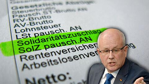 Volker Kauder hält eine Eingliederung des Solidaritätszuschlags in die Einkommens- und Körperschaftssteuer nicht für realisierbar.