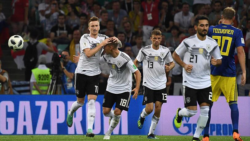 Marco Reus gehörte zu den Gewinnern gegen Schweden, Thomas Müller hingegen schwächelte. Marco Reus gehörte zu den Gewinnern gegen Schweden, Thomas Müller hingegen schwächelte.