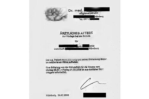 Dreistes Attest: "Das hat Konsequenzen"