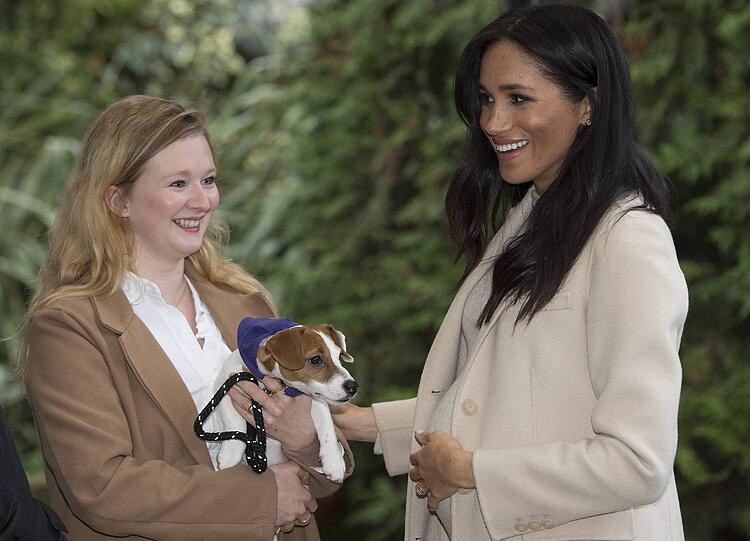 Hochschwanger und echt chic: Eleganter (knapper) Auftritt von Herzogin Meghan