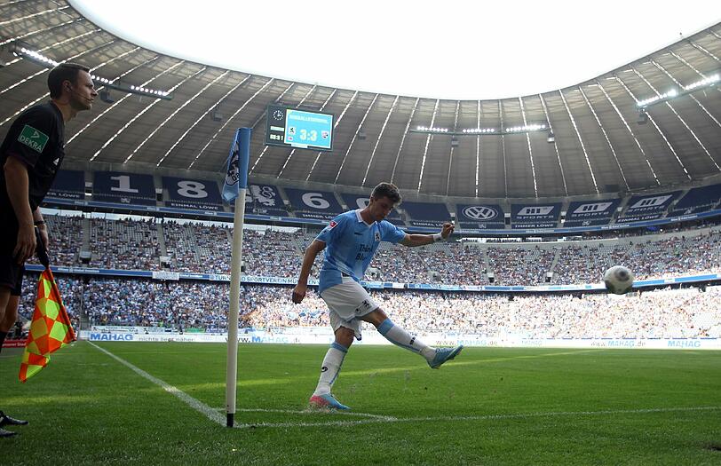 Zuletzt immer spärlicher besucht: Die Allianz Arena bei 1860-Partien.
