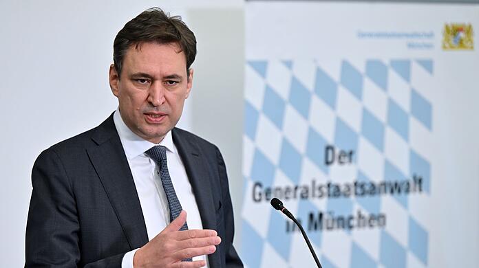 Bayerns Justizminister Georg Eisenreich (CSU) während einer Pressekonferenz in München.