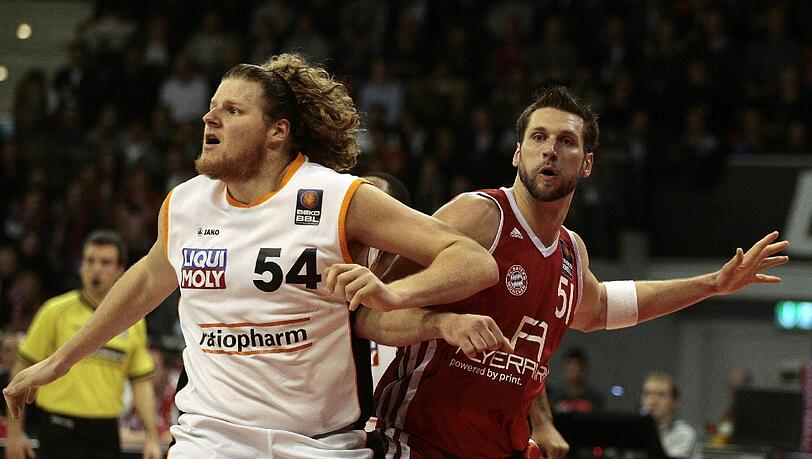 John Bryant, der beste Center der Basketball-Bundesliga (links). John Bryant, der beste Center der Basketball-Bundesliga (links).