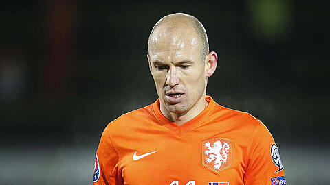 Arjen Robben im Oranje-Trikot. Der Bondscoach hat den Bayern-Star doch für den Kader des Nationalteams berufen.