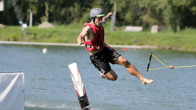 Eric Weeger wagt den Sprung.