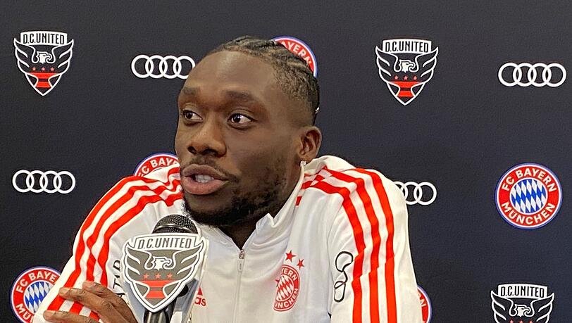 Alphonso Davies, Spieler des Bundesligisten FC Bayern München.