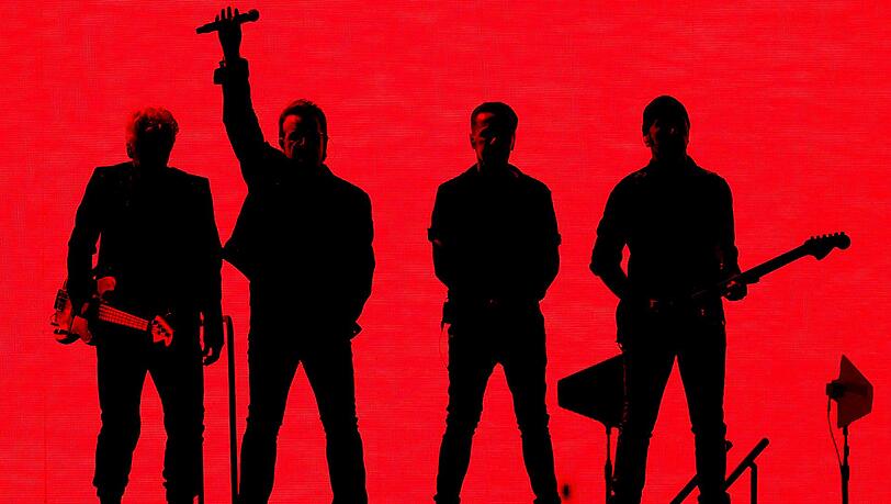Auch nach 50 Jahren kein Schatten ihrer selbst: Die irischen Rocklegenden U2. Auch nach 50 Jahren kein Schatten ihrer selbst: Die irischen Rocklegenden U2.
