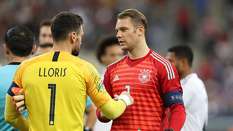 Schnappt sich wohl bald den Rekord von Manuel Neuer: Frankreichs Torwart Hugo Lloris.