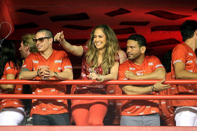 Samba in Rio 2012: Die Bilder vom Zuckerhut. Mit Fergie und Jennifer Lopez