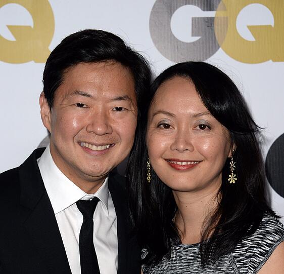 Schauspieler Ken Jeong und seine Frau Tran.