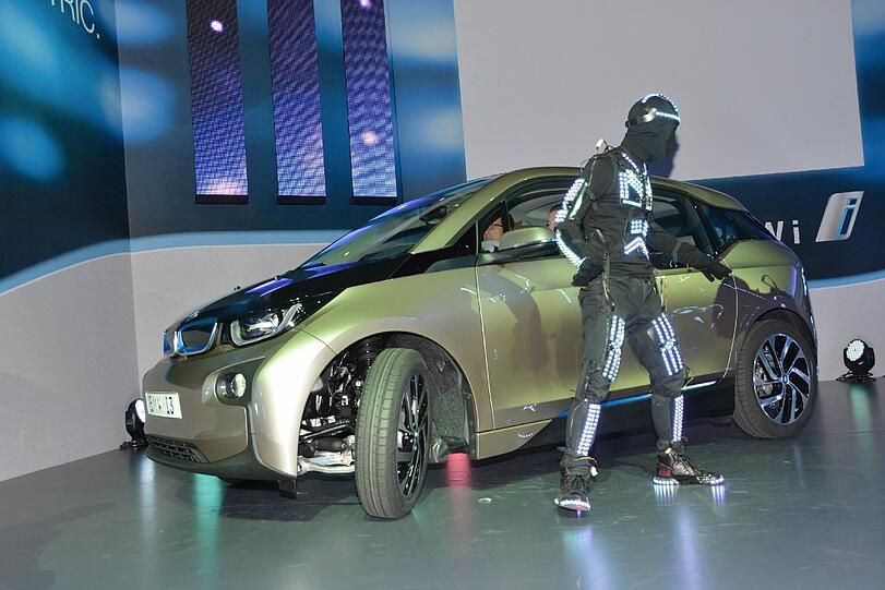 Promis bei der i3-Premiere von BMW